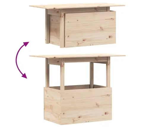 Aialaud, 100X50X75 cm Männipuit