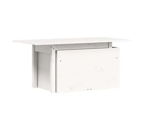 Aialaud, White, 100X50X75 cm Männipuit