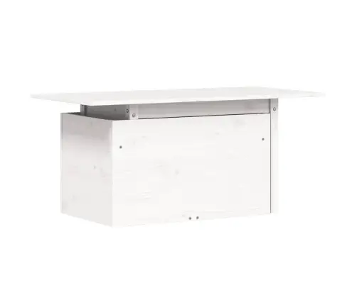 Aialaud, White, 100X50X75 cm Männipuit