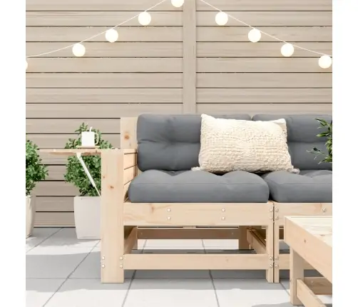 Dārza Dīvāns Ar Matračiem, Priedes Masīvkoks Vidaxl
