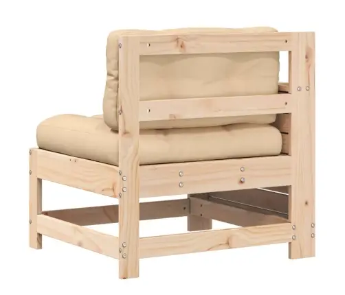 Dārza Dīvāns Ar Matračiem, Priedes Masīvkoks Vidaxl