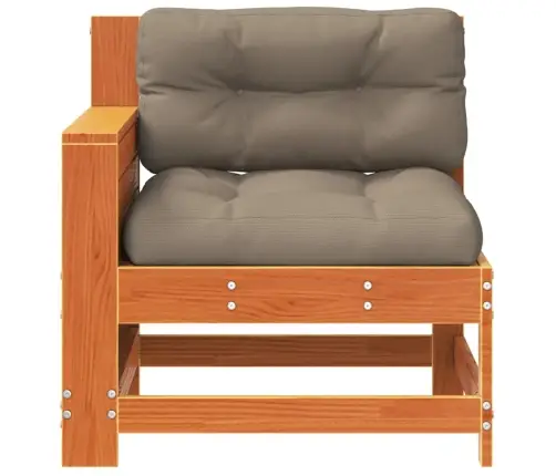 Käetoega Aiadiivani Moodul Koos Padjaga, Vahapruun, Männipuit