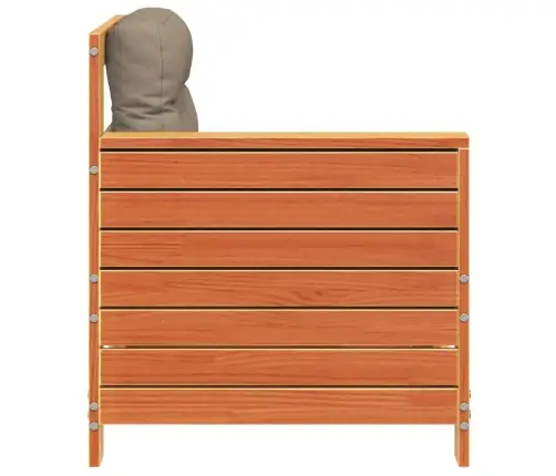 Käetoega Aiadiivani Moodul Koos Padjaga, Vahapruun, Männipuit