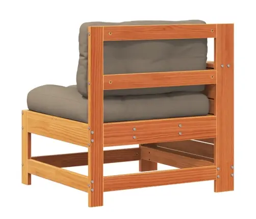 Käetoega Aiadiivani Moodul Koos Padjaga, Vahapruun, Männipuit