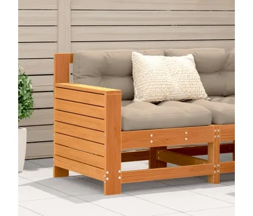 Käetoega Aiadiivani Moodul Koos Padjaga, Vahapruun, Männipuit