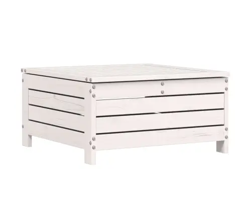 Dārza Soliņš Ar Matraci, Balts Priedes Masīvkoks Vidaxl