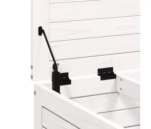 Dārza Soliņš Ar Matraci, Balts Priedes Masīvkoks Vidaxl