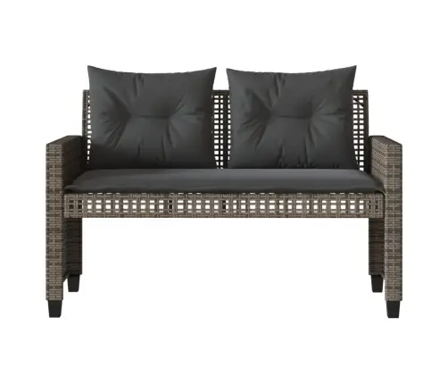 Sodo Komplektas, 4 Dalių, Pilkas, Poliratanas/Stiklas