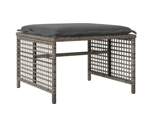 Sodo Komplektas, 4 Dalių, Pilkas, Poliratanas/Stiklas