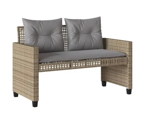 4-Osaline Aiadiivani Komplekt Patjadega, Beež, Polürotang/Klaas