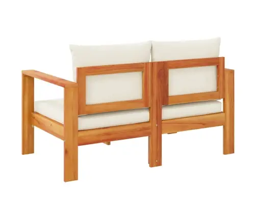 Divvietīgs Dārza Dīvāns Ar Matračiem, Akācijas Masīvkoks Vidaxl