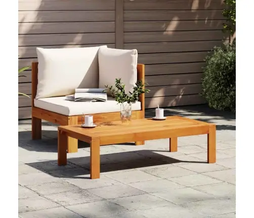 2-Daļīgs Dārza Dīvāna Komplekts Ar Spilveniem, Akācijas Koks Vidaxl