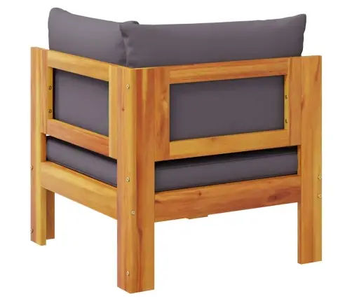 Dārza Stūra Dīvāns Ar Spilveniem, Akācijas Masīvkoks Vidaxl