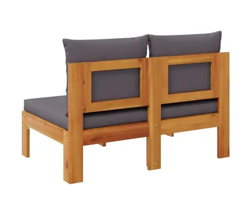 Dvivietė Sodo Sofa Su Pagalvėlėmis, Akacijos Medienos Masyvas