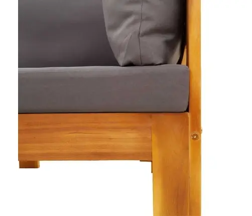 Sodo Sofos Komplektas Su Pagalvėmis, 2 Dalių, Akacijos Masyvas