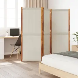 3-Paneļu Istabas Aizslietnis, 210X180 Cm, Gaiši Pelēks Vidaxl