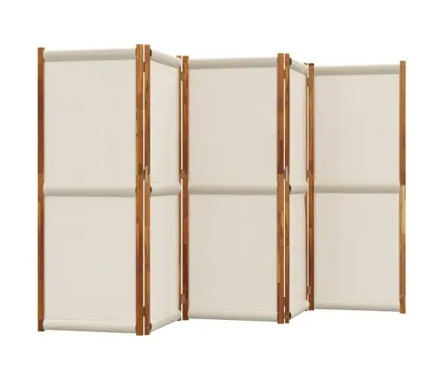 5-Paneļu Istabas Aizslietnis, 350X180 Cm, Gaiši Pelēks Vidaxl