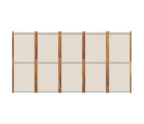 5-Paneļu Istabas Aizslietnis, 350X180 Cm, Gaiši Pelēks Vidaxl