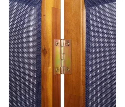 3-Paneļu Istabas Aizslietnis, 210X190 Cm, Tumši Zils Vidaxl