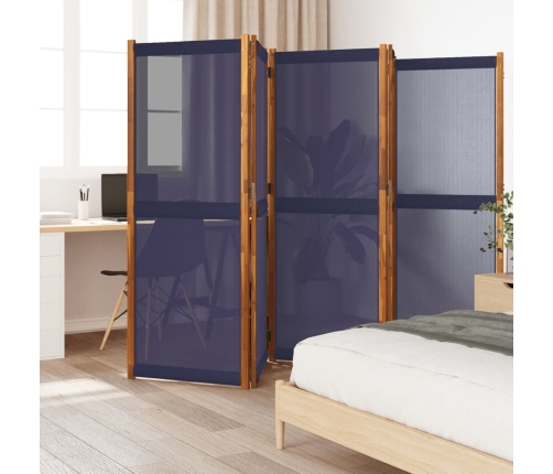 5 Paneeliga Ruumijagaja, Tumesinine, 350X180 Cm