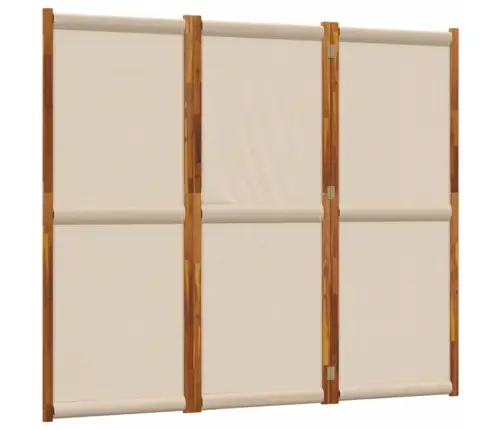 Kambario Pertvara, 3 Segmentai, Taupe Spalvos, 210X180Cm