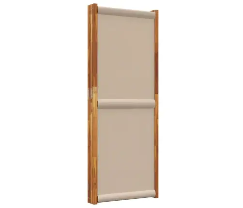 4 Paneeliga Ruumijagaja, Hallikaspruun , 280X180 Cm