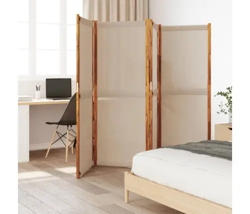 4 Paneeliga Ruumijagaja, Hallikaspruun , 280X180 Cm