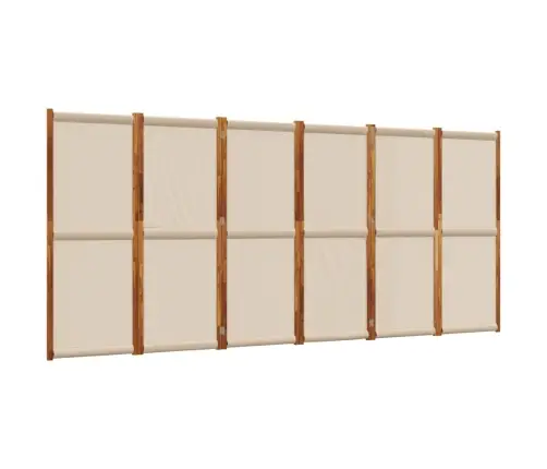 6 Paneeliga Ruumijagaja, Hallikaspruun , 420X180 Cm