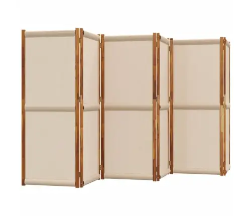 6 Paneeliga Ruumijagaja, Hallikaspruun , 420X180 Cm