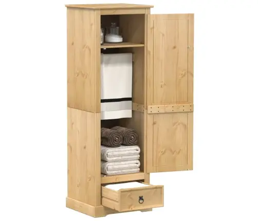 Drabužių Spinta Corona, 55X50X170cm Pušies Medienos Masyvas