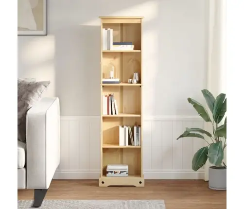 Knygų Spinta Corona, 46X20X170cm Pušies Medienos Masyvas