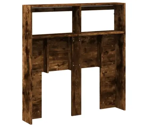 Galvgaļa Skapis Ar Led, Ozolkoka Krāsa, 100X17X102 Cm Vidaxl