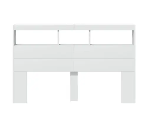 Galvgaļa Skapis Ar Led, Balts, 160X17X102 Cm Vidaxl Galvgaļa Skapis Ar Led, Balts, 160X17X102 Cm Vidaxl