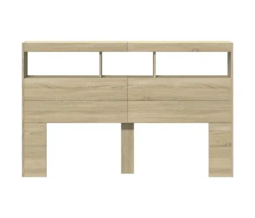 Galvūgalis-Spintelė Su Led, Ąžuolo Spalvos, 160X17X102Cm