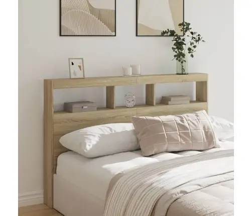 Galvūgalis-Spintelė Su Led, Ąžuolo Spalvos, 160X17X102Cm