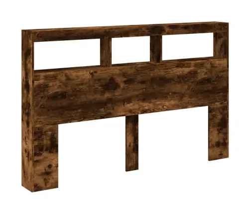 Galvgaļa Skapis Ar Led, Ozolkoka Krāsa, 160X17X102 Cm Vidaxl