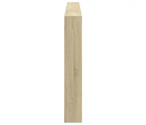 Galvgaļa Skapis Ar Led, Ozolkoka Krāsa, 220X17X102 Cm Vidaxl