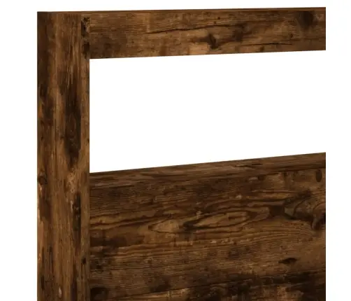 Galvgaļa Skapis Ar Led, Ozolkoka Krāsa, 220X17X102 Cm Vidaxl