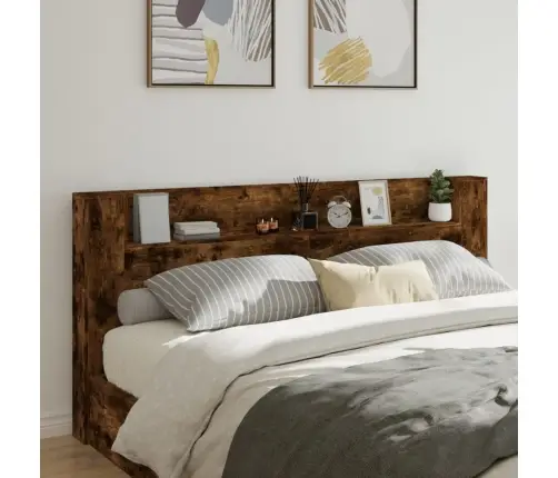 Galvūgalis-Spintelė Su Led, Dūminio Ąžuolo, 220X16,5X103,5Cm