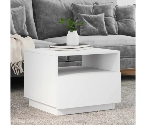 Kafijas Galdiņš Ar Led, Balts, 50X49X40 Cm Vidaxl Kafijas Galdiņš Ar Led, Balts, 50X49X40 Cm Vidaxl