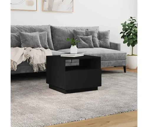 Kafijas Galdiņš Ar Led, Melns, 50X49X40 Cm Vidaxl Kafijas Galdiņš Ar Led, Melns, 50X49X40 Cm Vidaxl