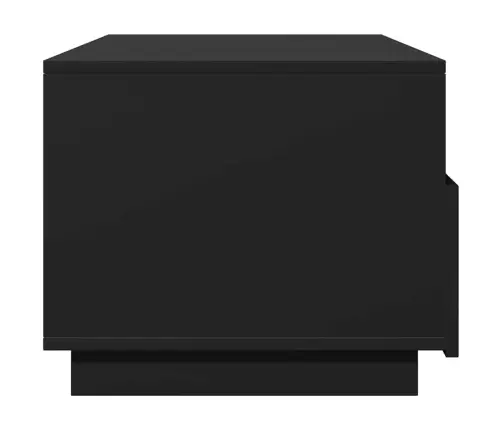 Kafijas Galdiņš Ar Led, Melns, 90X49X40 Cm Vidaxl