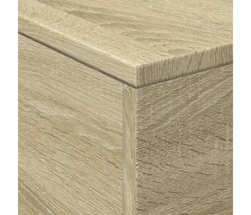 Kafijas Galdiņš Ar Led, Ozolkoka Krāsa, 50X50X40 Cm Vidaxl