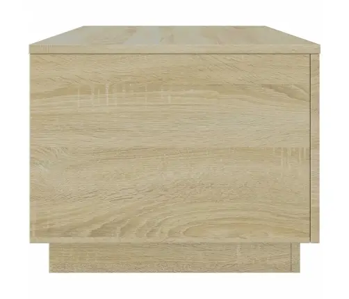 Kafijas Galdiņš Ar Led, Ozolkoka, 90X50X40 Cm Vidaxl