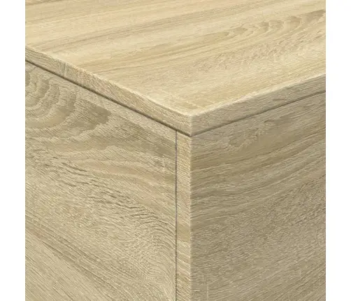 Kafijas Galdiņš Ar Led, Ozolkoka, 90X50X40 Cm Vidaxl