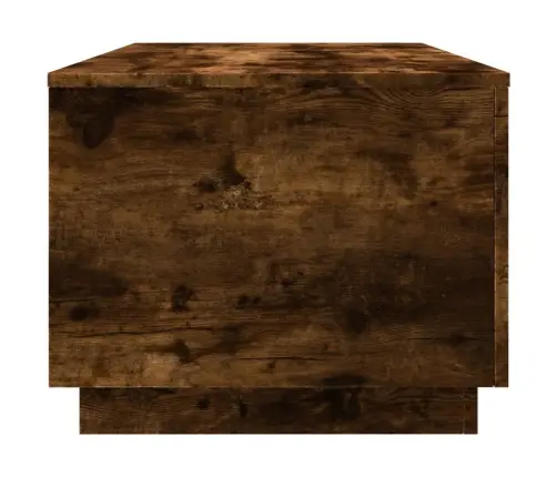 Led-Tuledega Kohvilaud, Suitsutatud Tamm, 90X50X40 Cm