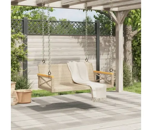 Kiikpink, Beež, 109 X 62 X 40 cm Polürotang