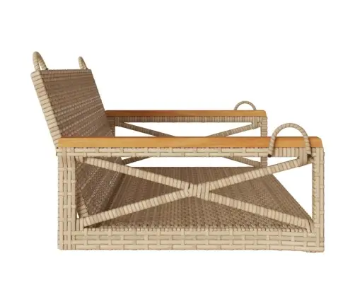 Kiikpink, Beež, 109 X 62 X 40 cm Polürotang