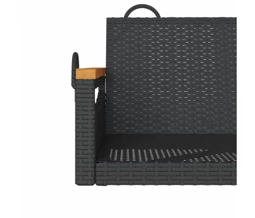 Kiikpink, Must, 63 X 62 X 40 cm Polürotang