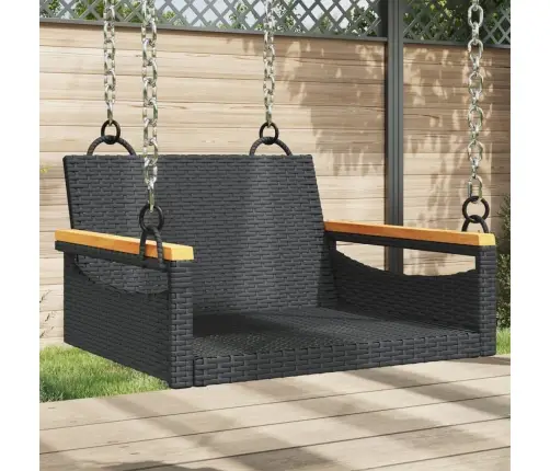 Kiikpink, Must, 63 X 62 X 40 cm Polürotang